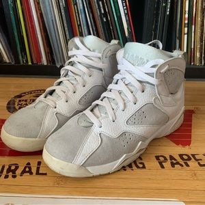 2017 Jordan retro 7 “Pure Platinum/Money” 7Y